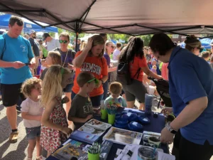 outreach at Lexington's Kids Day