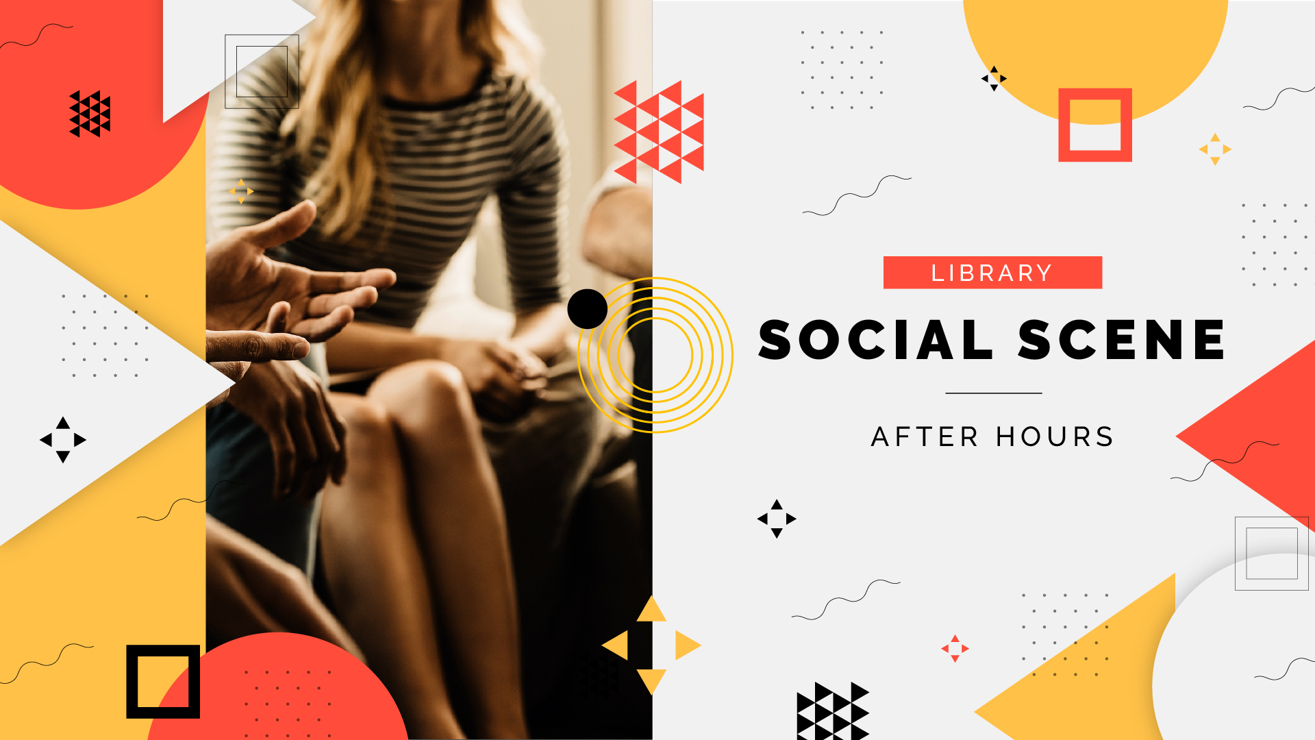 social scene: library after hours