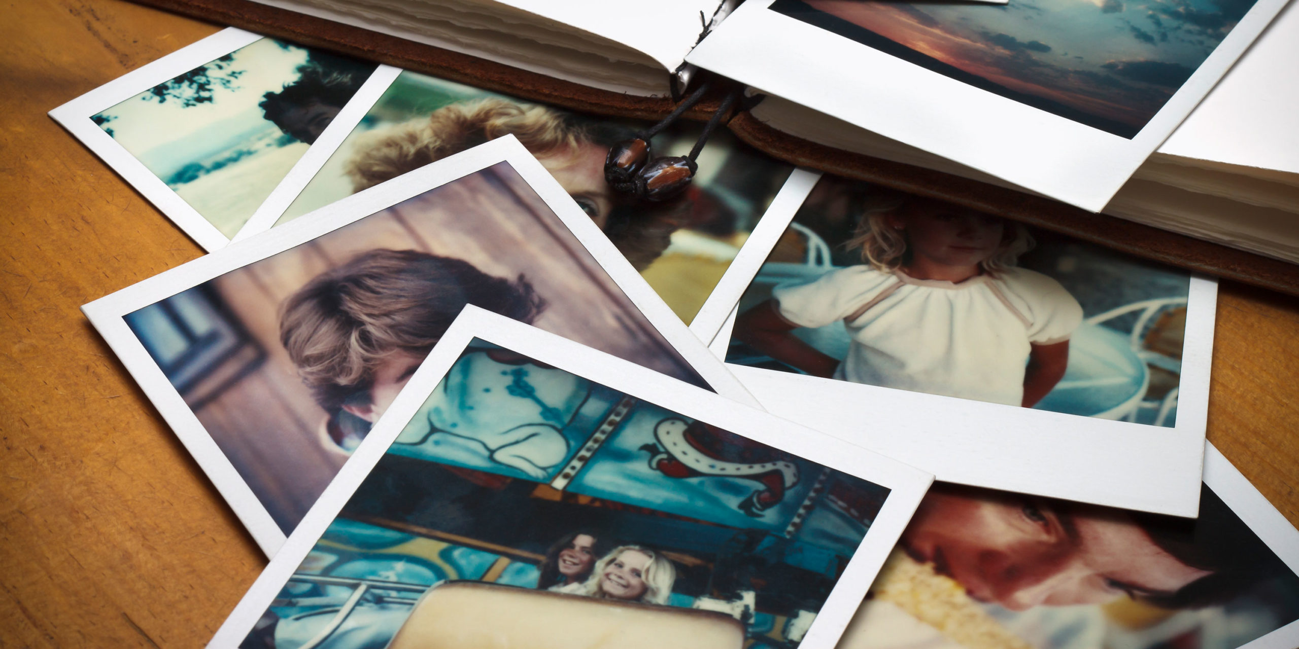 the things we keep : a pile of old pictures and a journal to document memories of past times