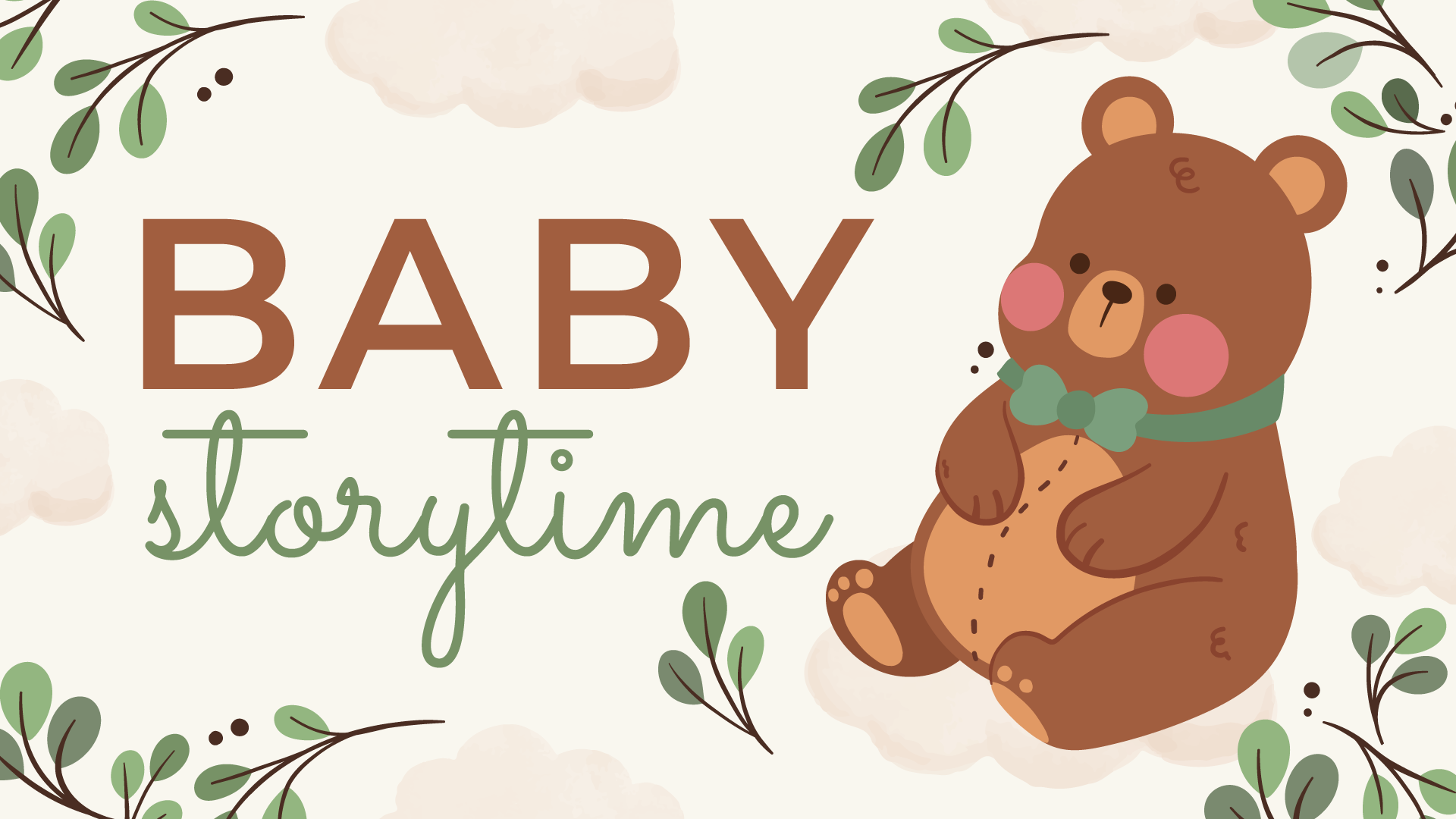 event banner: baby storytime