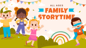event banner: family storytime