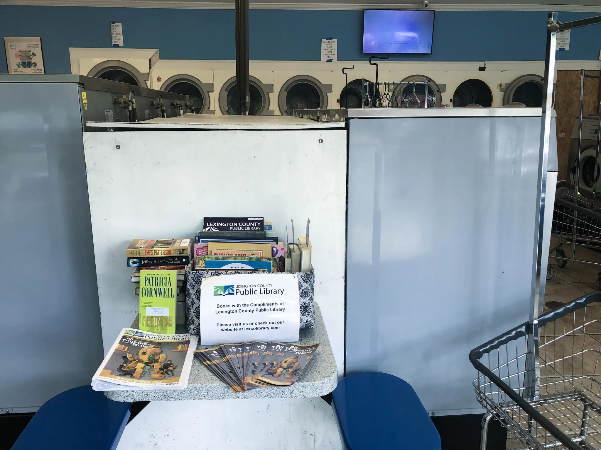 Book Box at Wash World laundromat