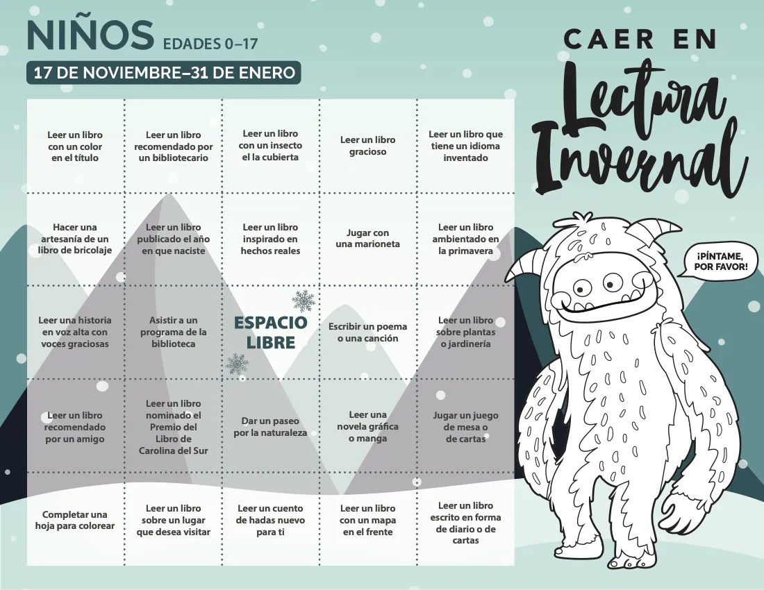 Caer En Lectura Invernal Niños